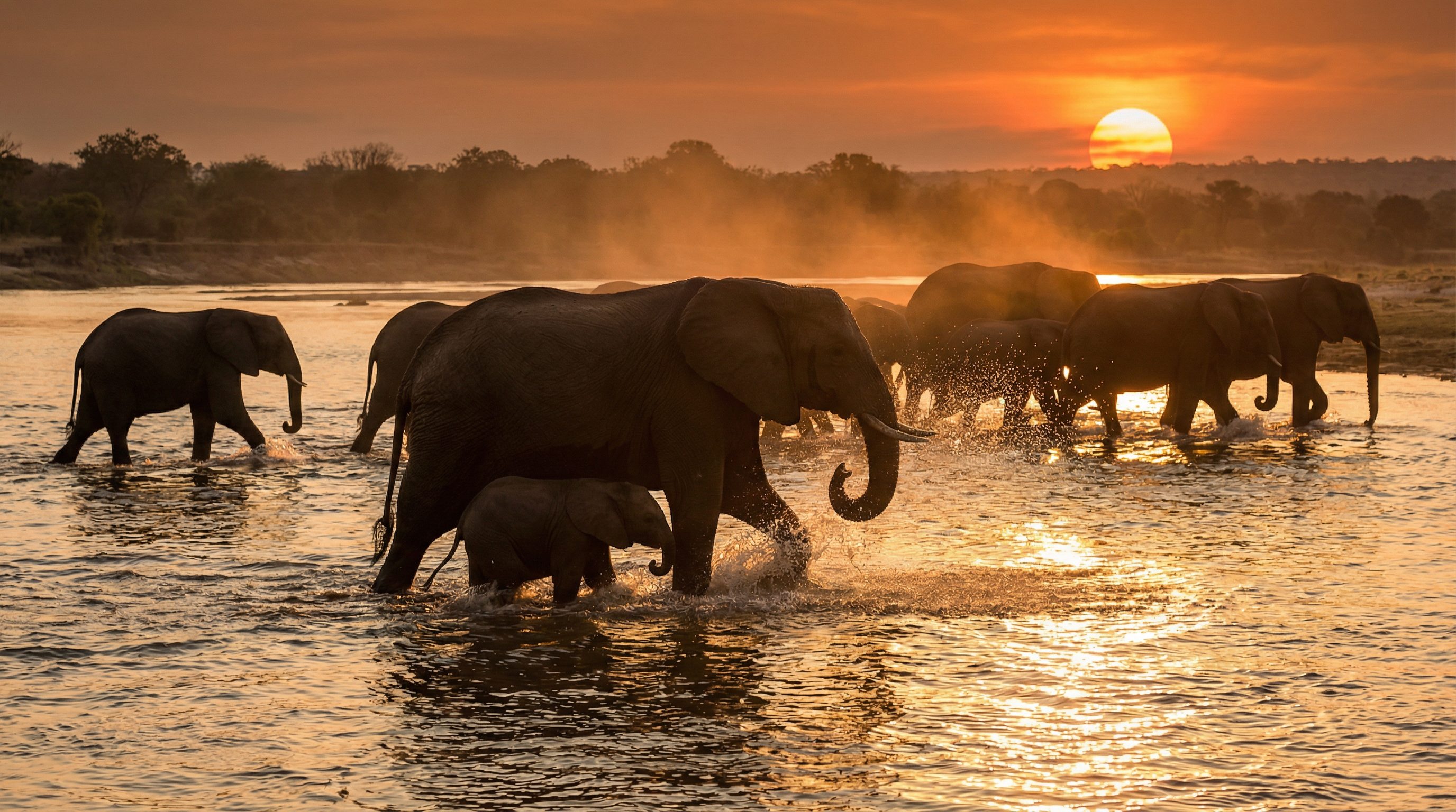 抖阴视频：非洲象群迁徙视频