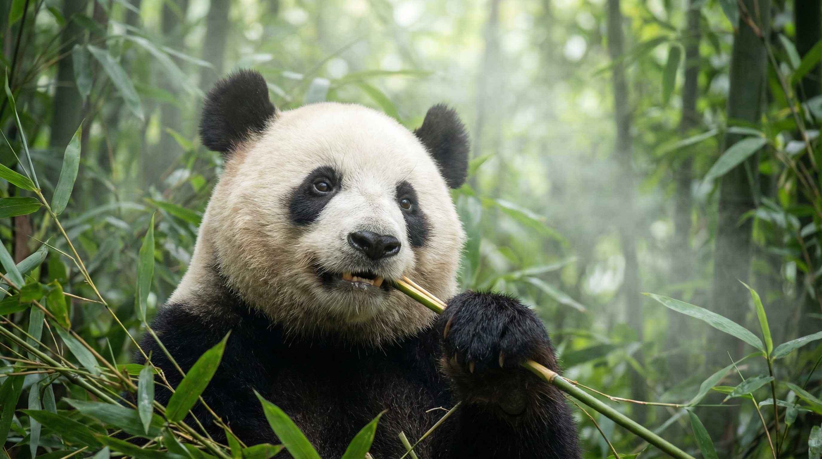 抖阴视频：大熊猫吃竹子视频教程